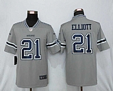 Nike Dallas Cowboys 21 Elliott Vapor Untouchable Nike Gray Inverted Legend Jersey,baseball caps,new era cap wholesale,wholesale hats